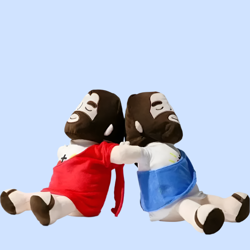 Breathing Jesus teddy bear for a good night's sleep