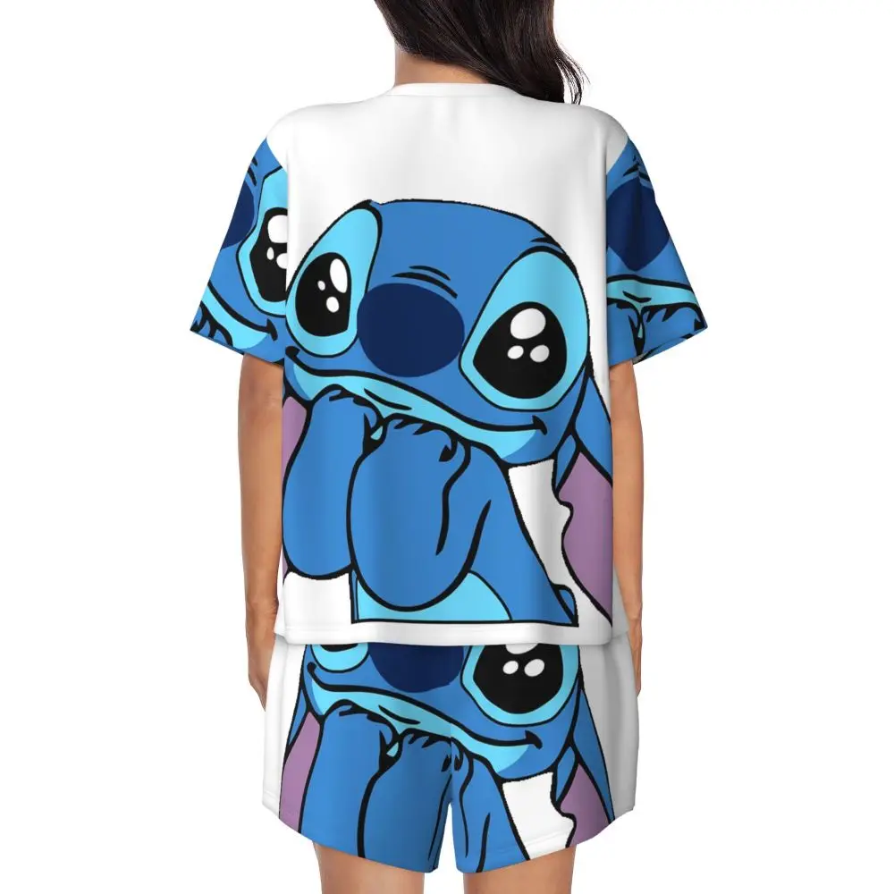 Stitch women's short pyjama set – Lightweight, cute, and comfortable