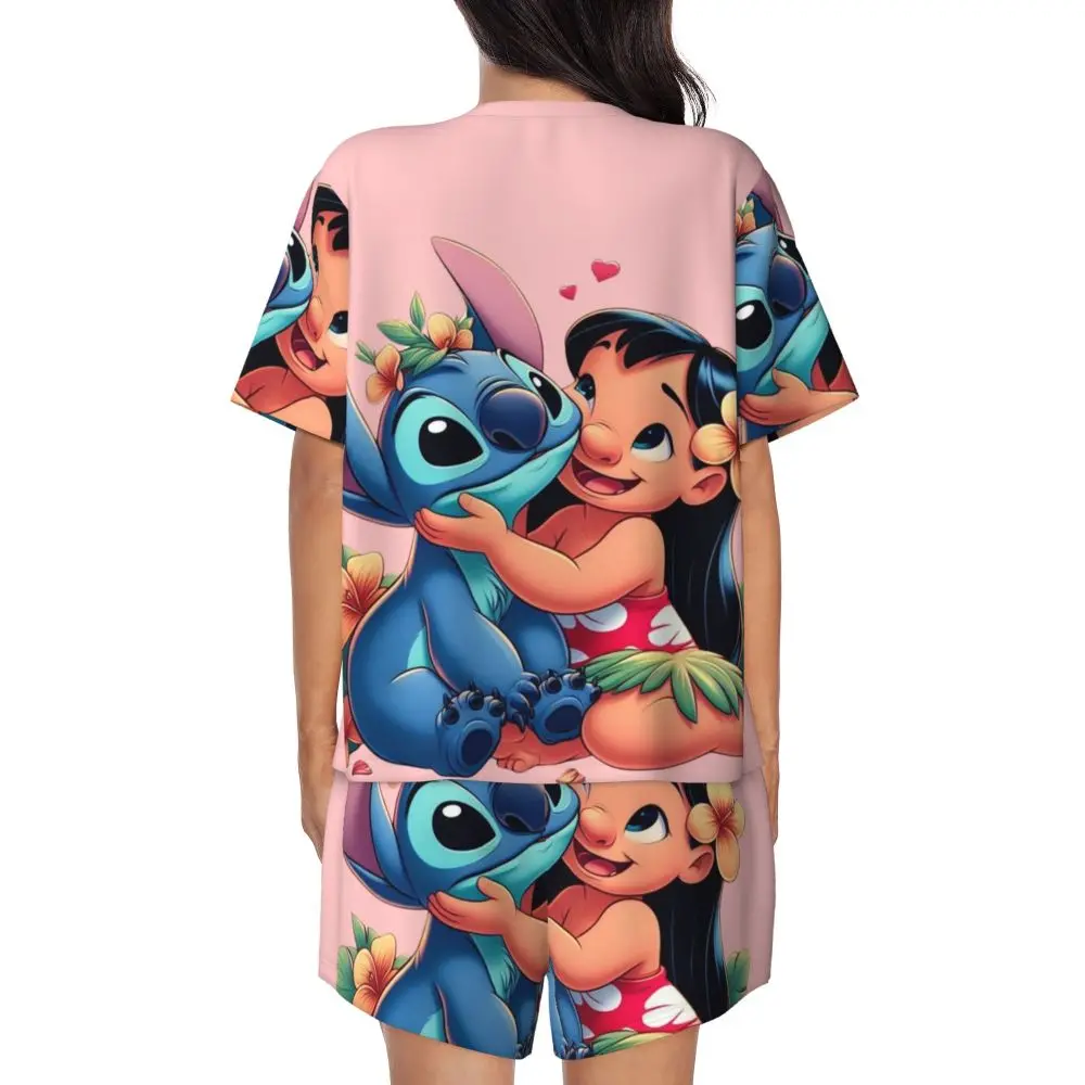 Stitch women's short pyjama set – Lightweight, cute, and comfortable