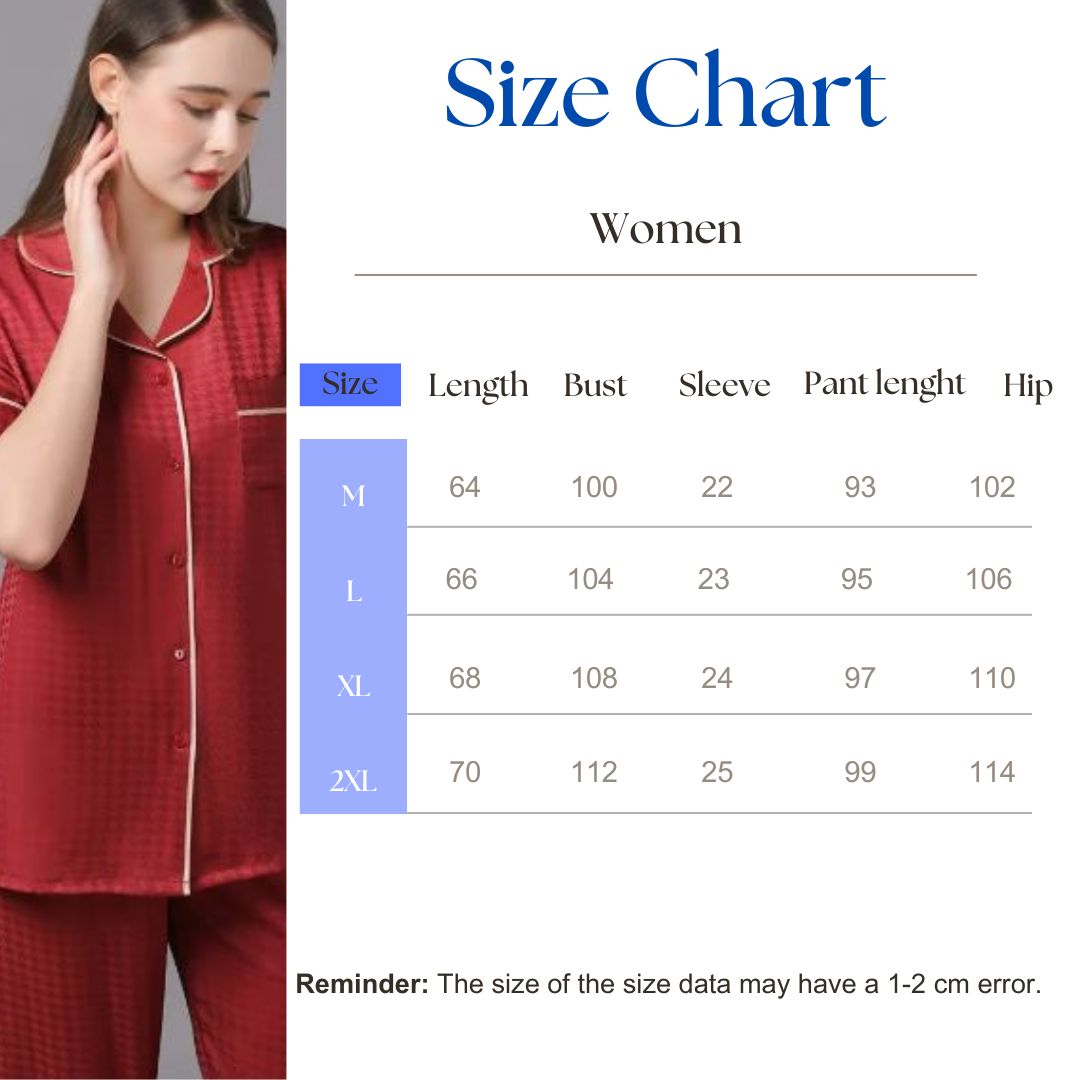 Elegant couple pyjamas set