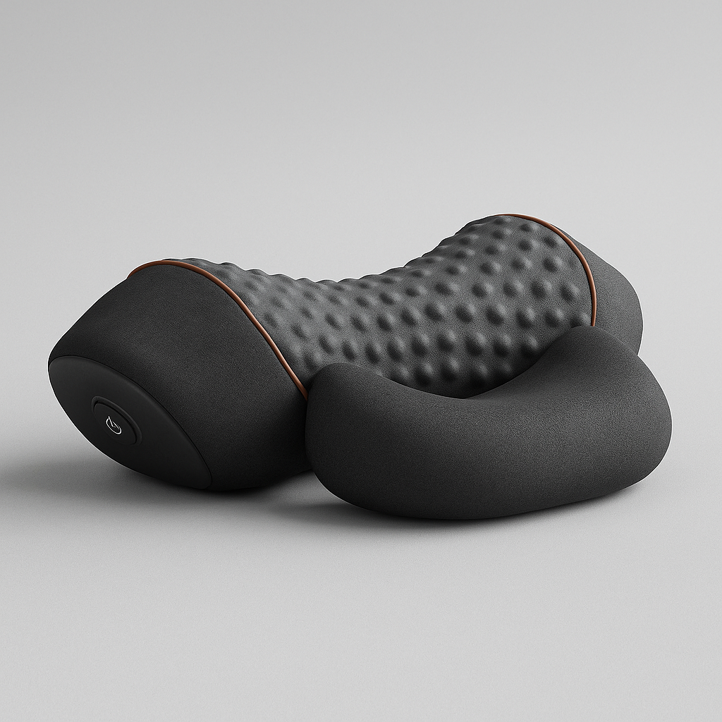 Heated massage pillow – Relief for neck and shoulders