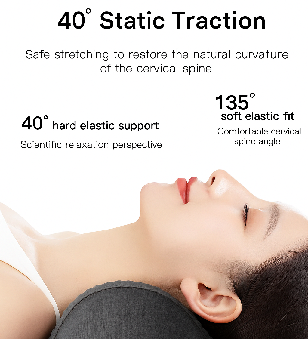 Heated massage pillow – Relief for neck and shoulders