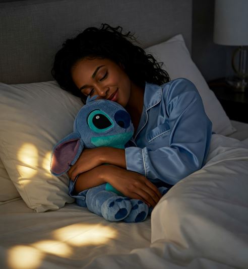 Cute breathing stitch plush