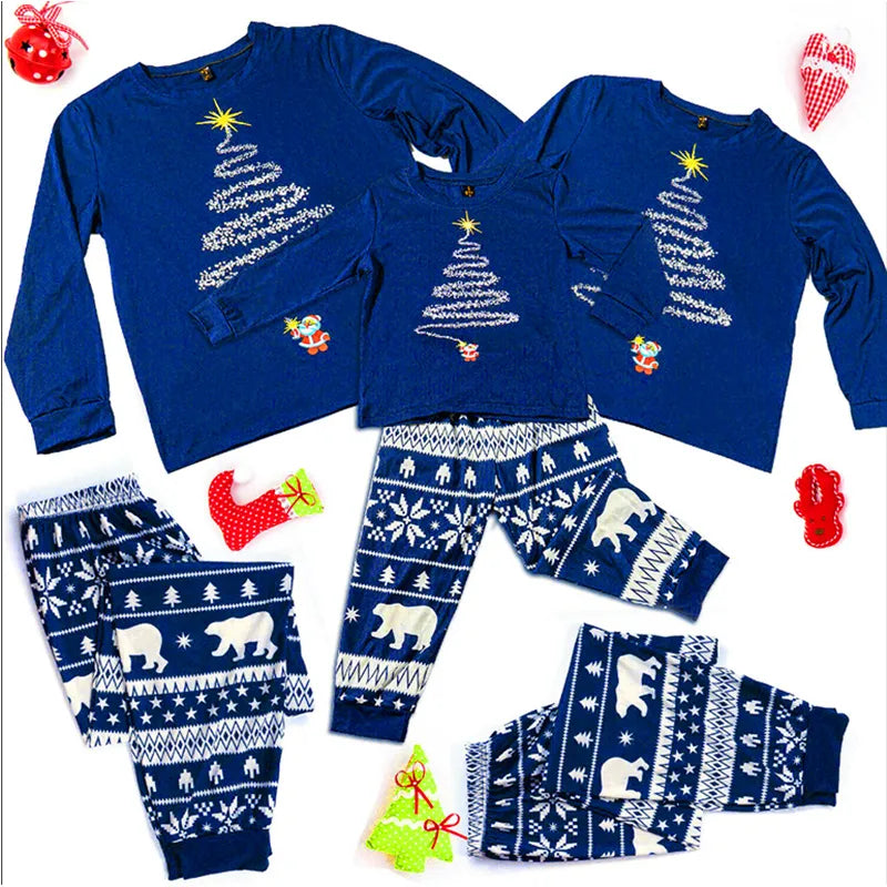 Cozy Christmas pyjamas set for family