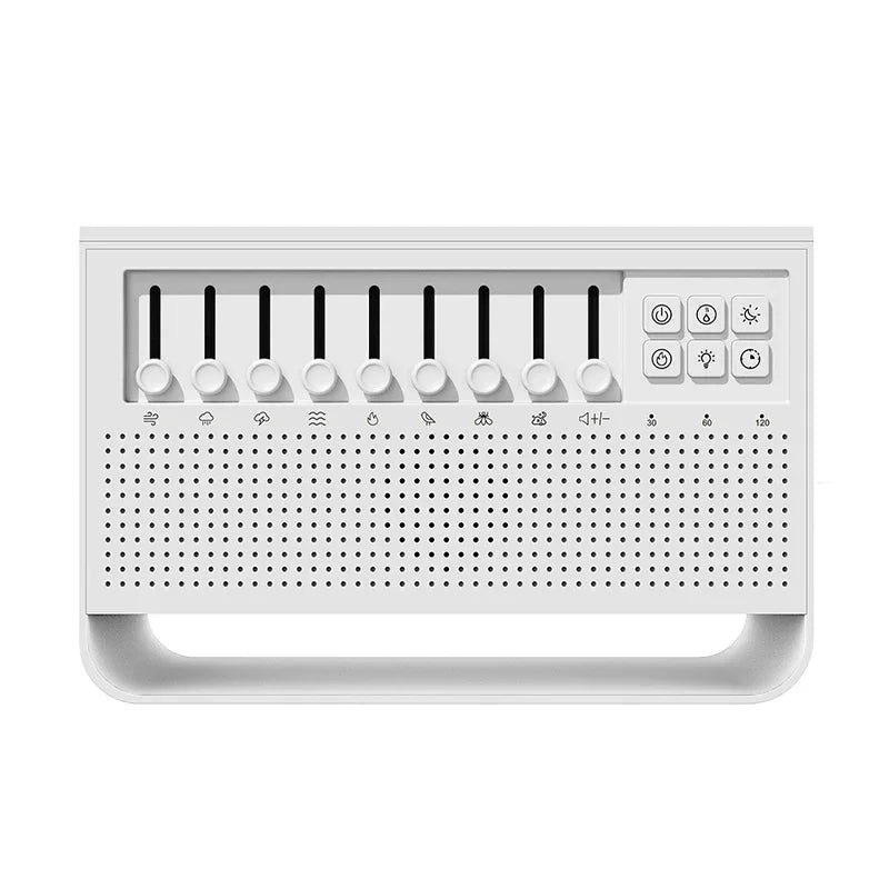 3-in-1 Flame Diffuser | White noise machine and essential oil humidifier