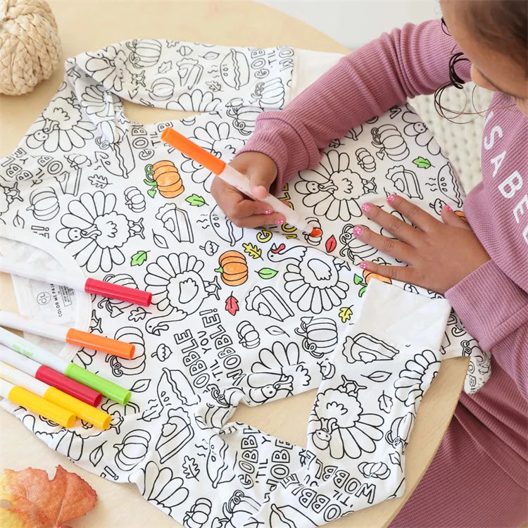 Children's Coloring Pyjamas – Creative, Fun, and Educational