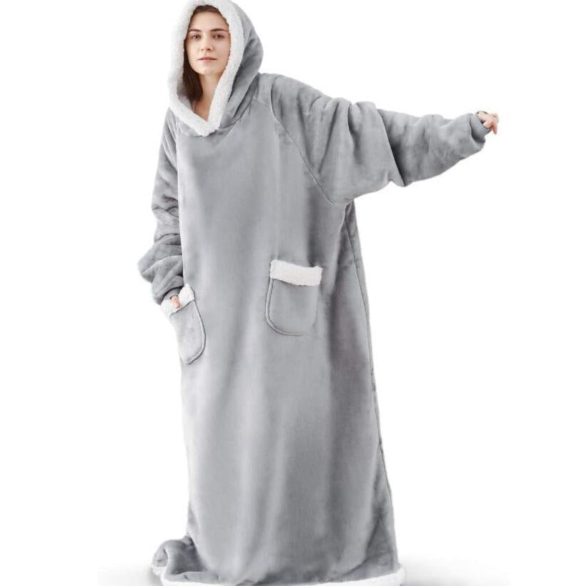Winter blanket hoodie pyjamas