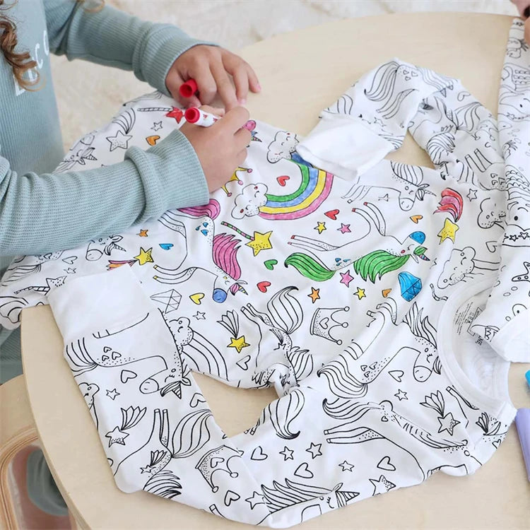Children's Coloring Pyjamas – Creative, Fun, and Educational