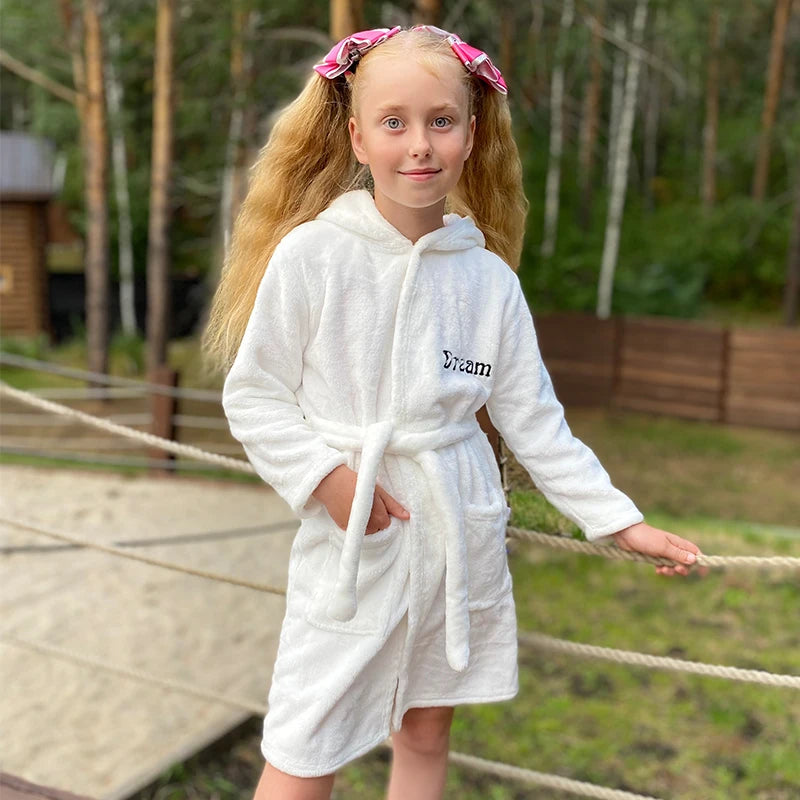 Comfy and cozy kids' bathrobe