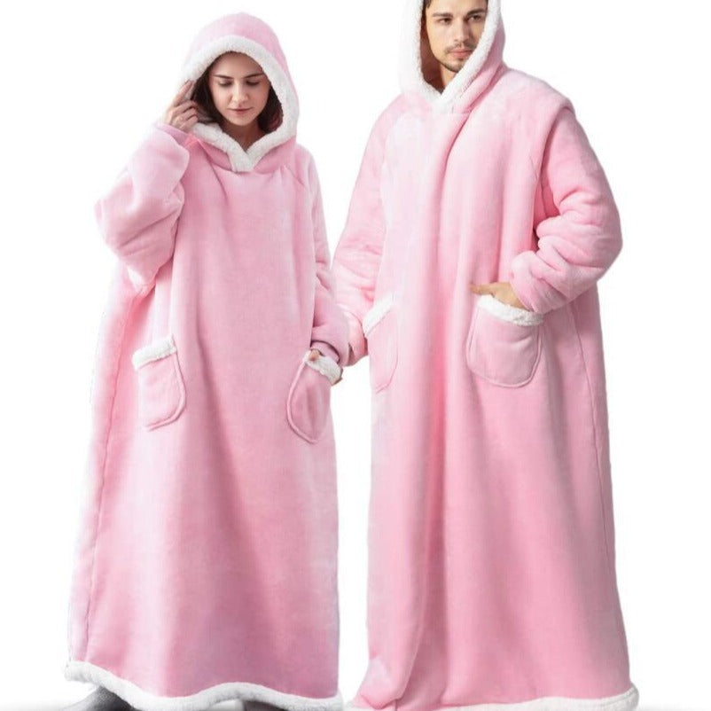Winter blanket hoodie pyjamas