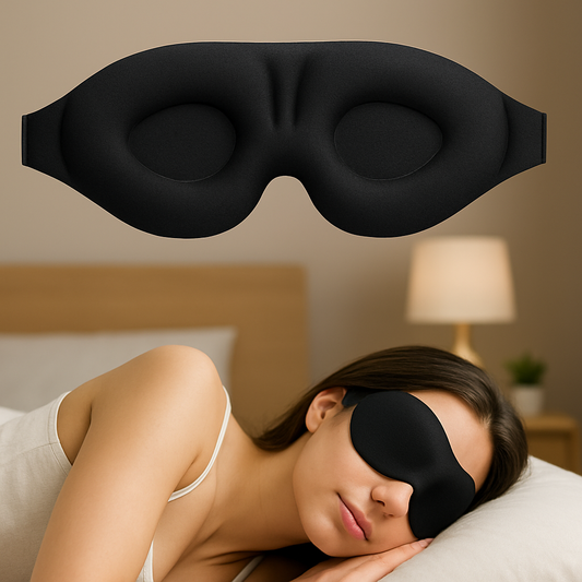 3D Sleep Mask Unisex – Comfortable, Ergonomic, Total Light Blocking