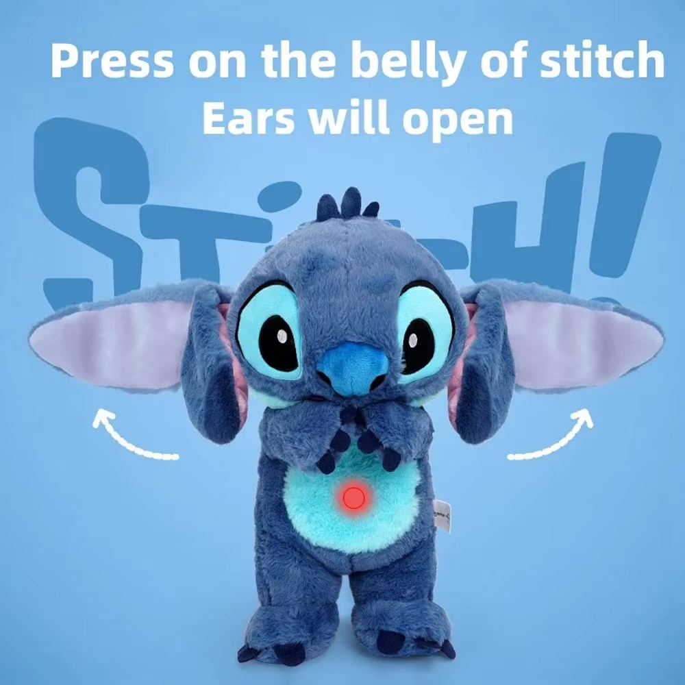 Cute breathing stitch plush