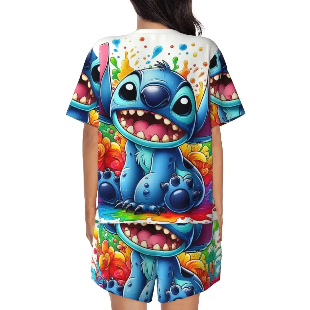 Stitch women's short pyjama set – Lightweight, cute, and comfortable