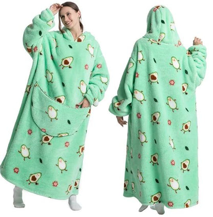 Women's printed hoodie pyjamas