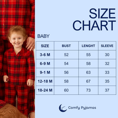 Plaid pyjamas for family and dog – Maximum comfort, classic look, and sizes for everyone