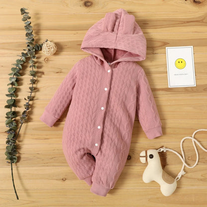 Baby Hooded Pyjamas | Soft, Warm & Premium Comfort in 3 Colors