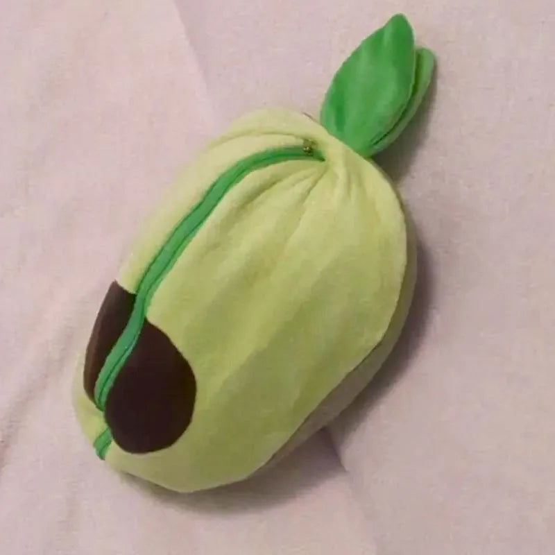 Cute baby donkey plush toy | Stuffed creative into fruit transform breathing donkey sleeping