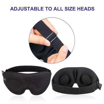 3D Sleep Mask Unisex – Comfortable, Ergonomic, Total Light Blocking