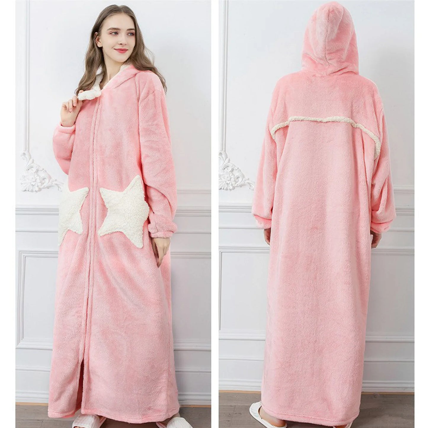 Unisex Star Hooded Robe