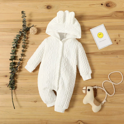 Baby Hooded Pyjamas | Soft, Warm & Premium Comfort in 3 Colors
