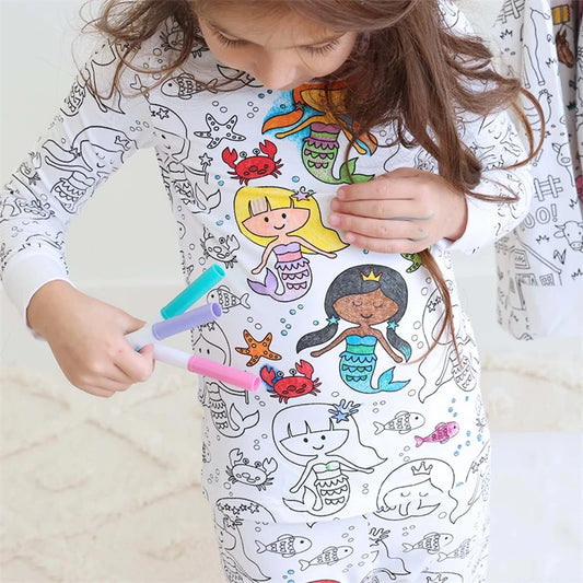 Children's Coloring Pyjamas – Creative, Fun, and Educational