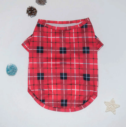 Plaid pyjamas for family and dog – Maximum comfort, classic look, and sizes for everyone