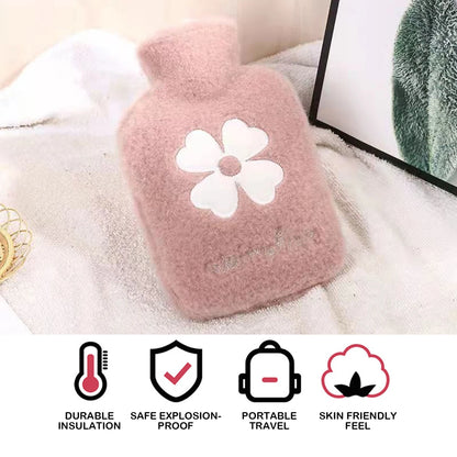 Flannel Hot Water Bottle 500/1000 ml