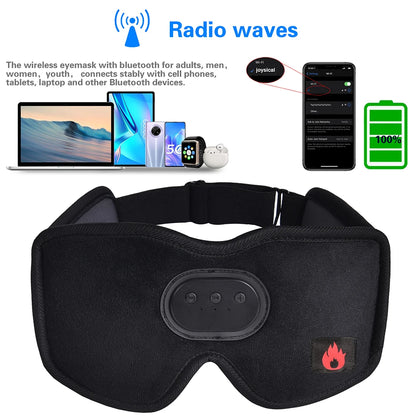 Heating bluetooth music sleep mask