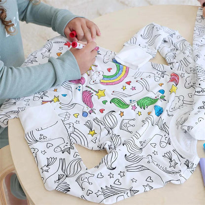 Children's Coloring Pyjamas – Creative, Fun, and Educational